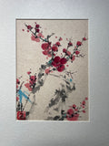 Série Pruniers – Aquarelles et encre de chine originales encadrées